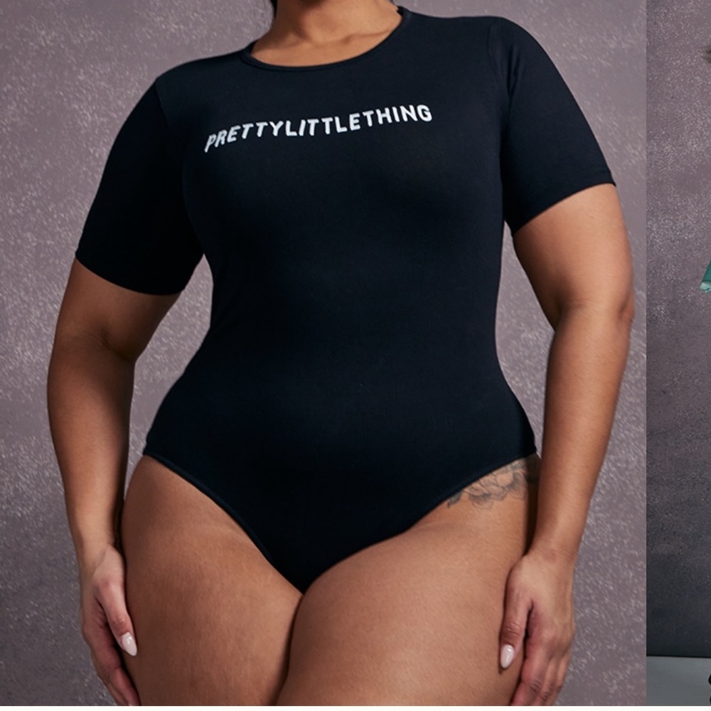 PrettyLittleThing Classic Black Bodysuit
